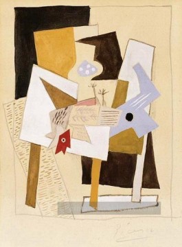 Nature morte 1921 cubiste Pablo Picasso Peinture à l'huile